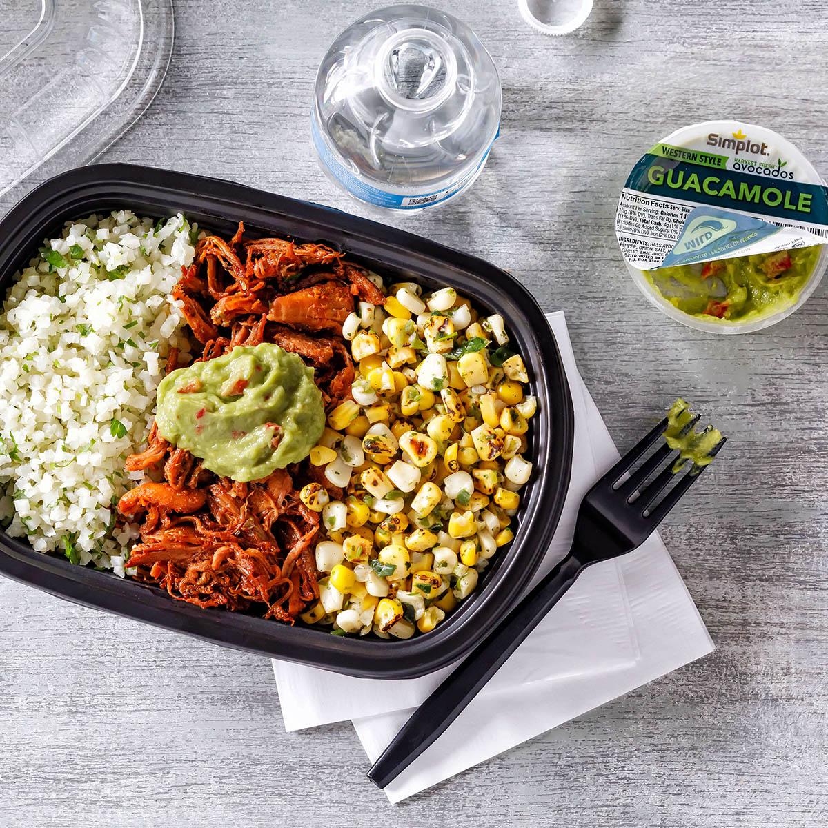 Al Pastor Pork & Guacamole Bowl Recipe
