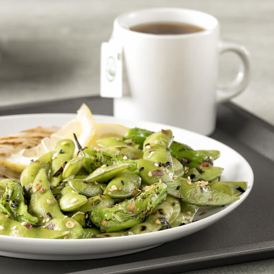 Healthcare Recipes Edamame and Shishito Peppers