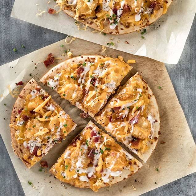 Loaded Tater Buck Pizza Recipe