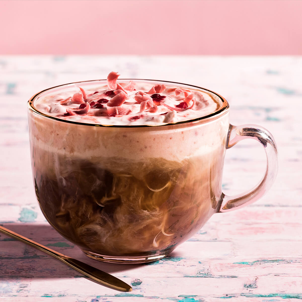 Pink Rosé Iced Coffee Recipe