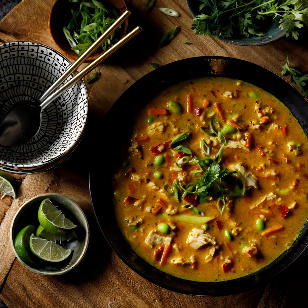 Thai Curry Basil Soup Recipe