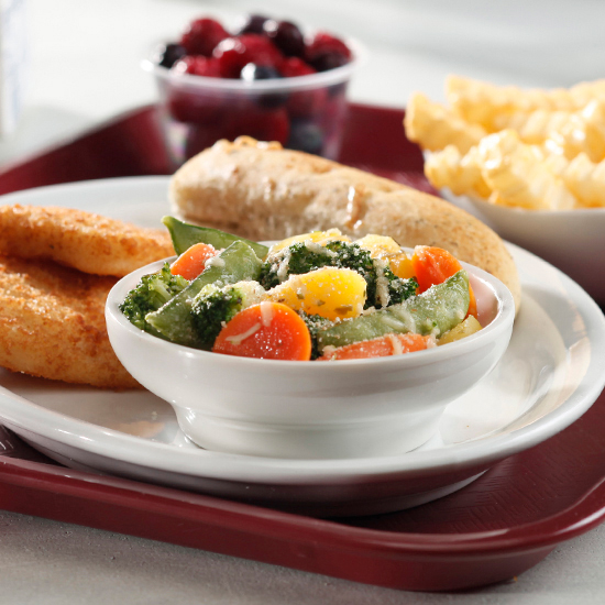 Fish Fries Herb Crusted Vegetables