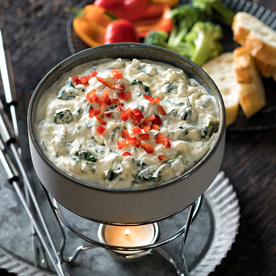 Parmesan Spinach Fondue