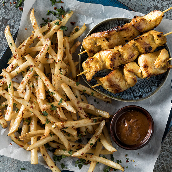 Thai Satay Fries