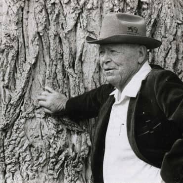 B&W picture of J.R. Simplot