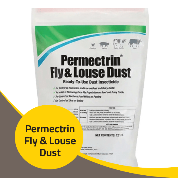 Permectrin Fly Louse Dust