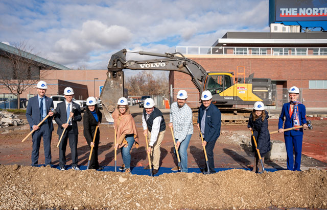North End Zone Project Grounbreaking at Boise State's Albertsons Stadium