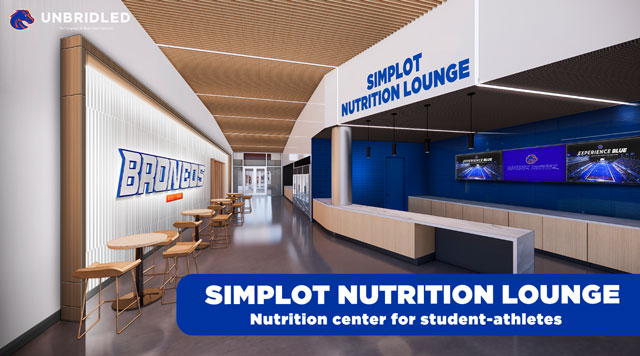 Simplot Nutrition Lounge at Boise State's Alberstons Stadium