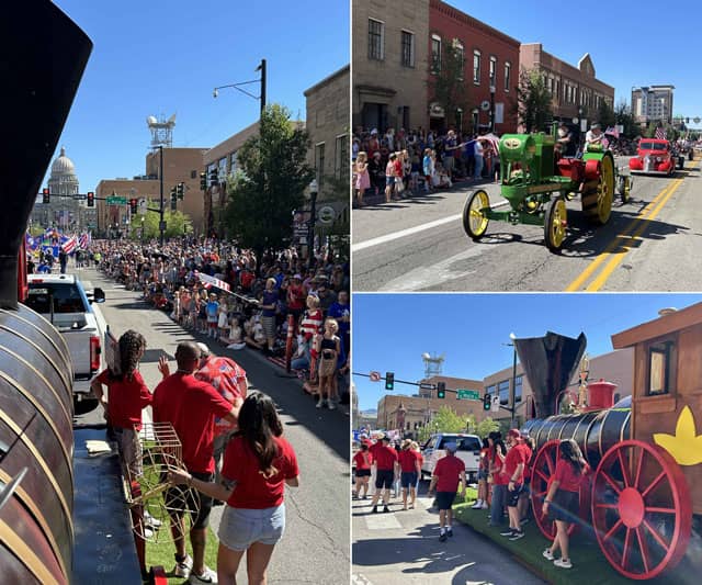 American250 Parade - Simplot Float and Tractor