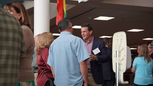 G.Rey Reinhardt at the evening reception