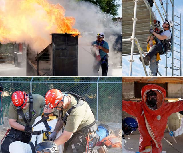 2026 Nampa Rescue Competition - Simulated structure fire