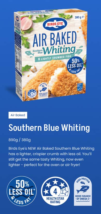 Air Baked Southern Blue Whiting