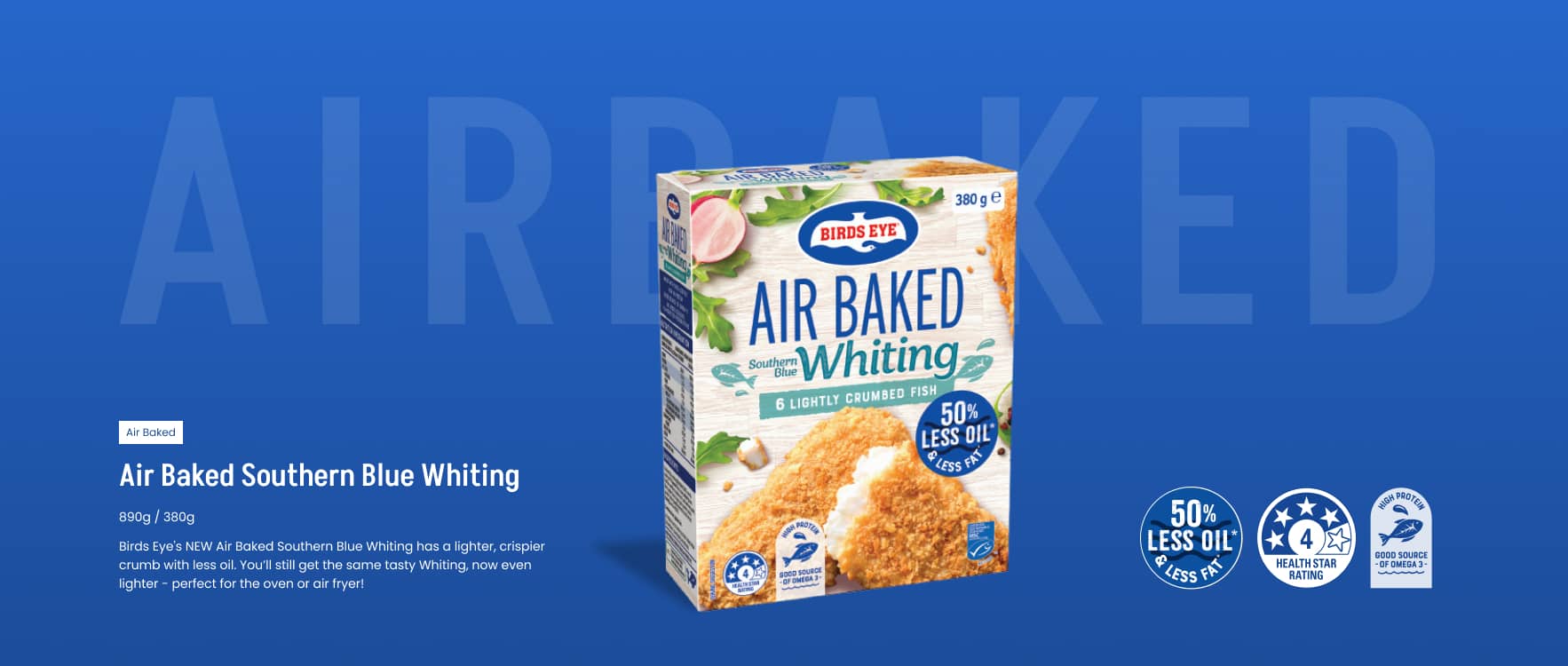 Air Baked Southern Blue Whiting