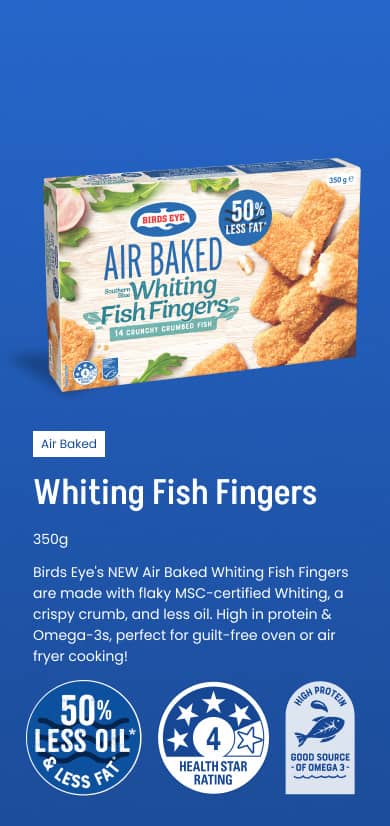 Air Baked Whiting Fish Fingers