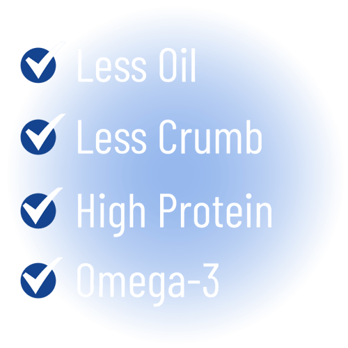 Stacked List of Values for Air Baked Birdseye Fish