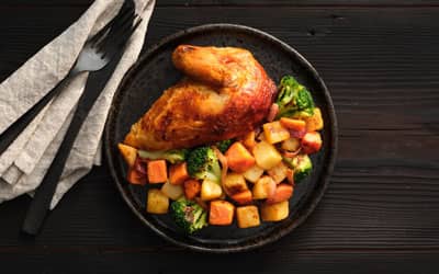 Birds Eye Recipe BBQ Chicken with Seasoned Vegetables