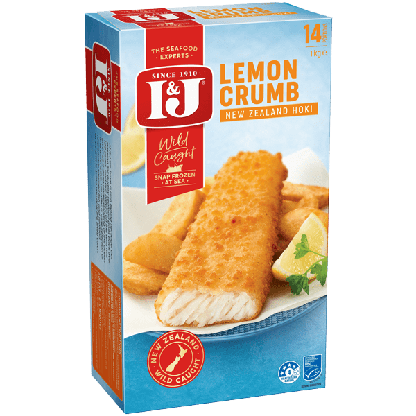 I&J Lemon Crumb 1.0kg