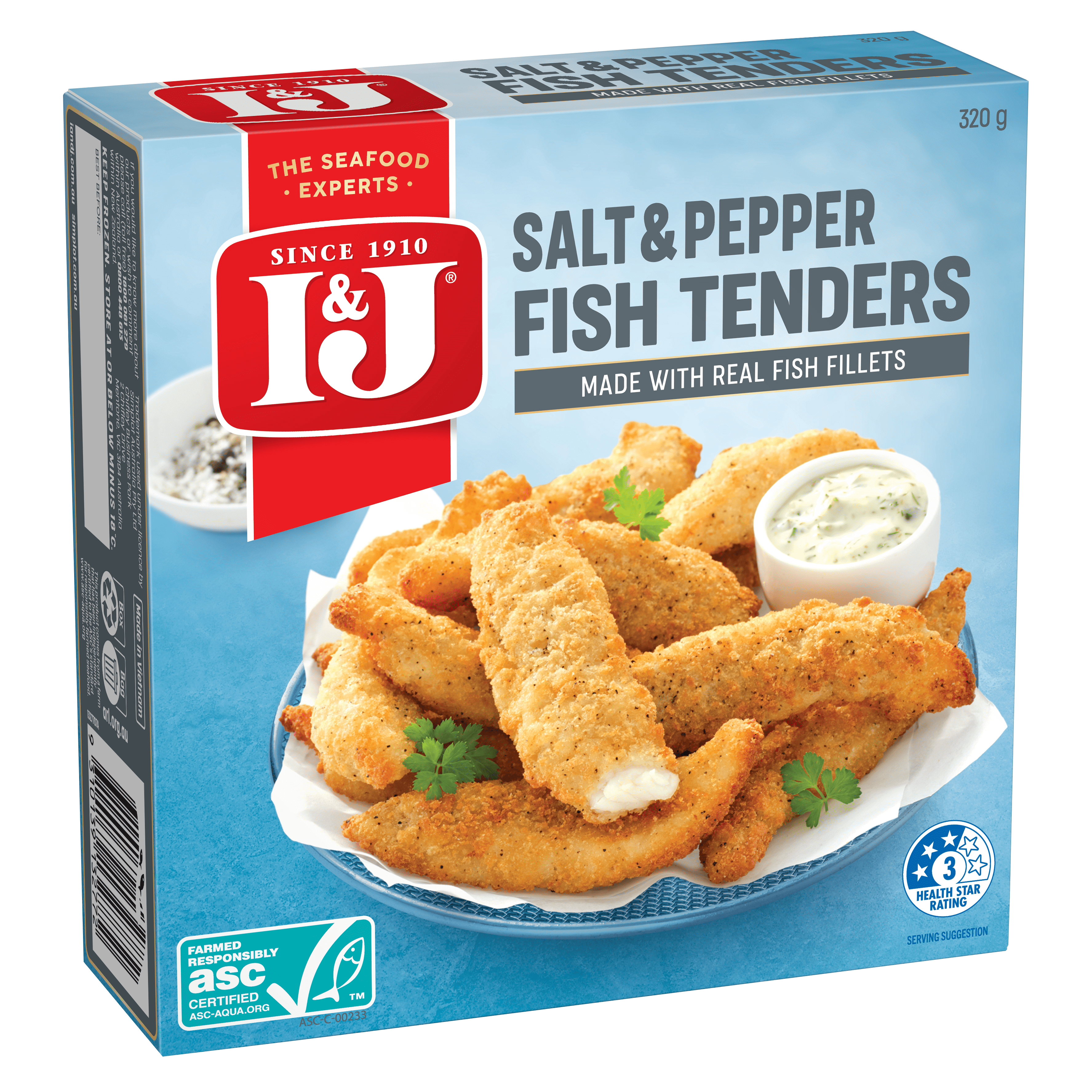 Salt and Pepper Fish Tenders