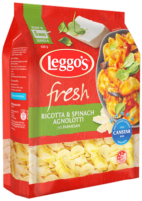Ricotta and spinach agnolotti with parmesan - 630g