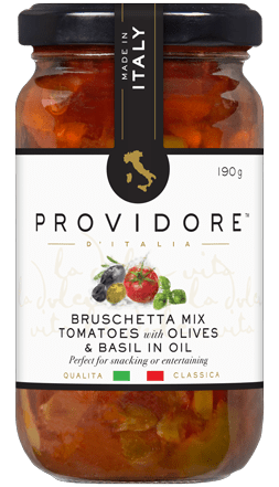 13451 Bruschetta Mix Tomatoes with Olives and Basil in Oil