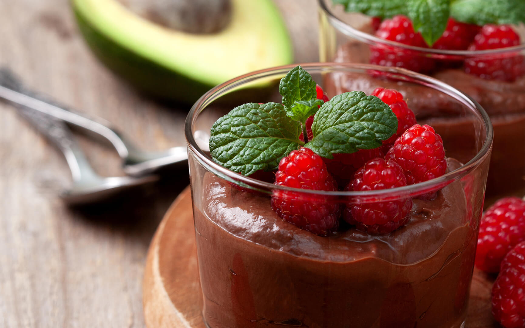 Chocolate Peanut butter Avo pudding