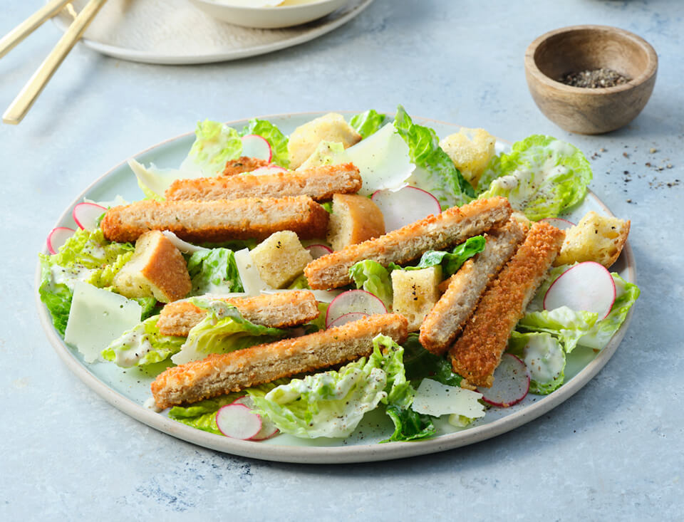 Plant Based Schnitzel Caesar