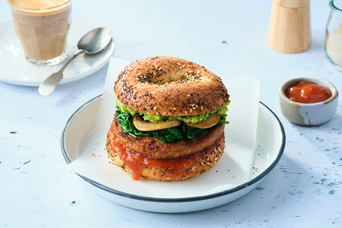 Plant based Breakfast Burger