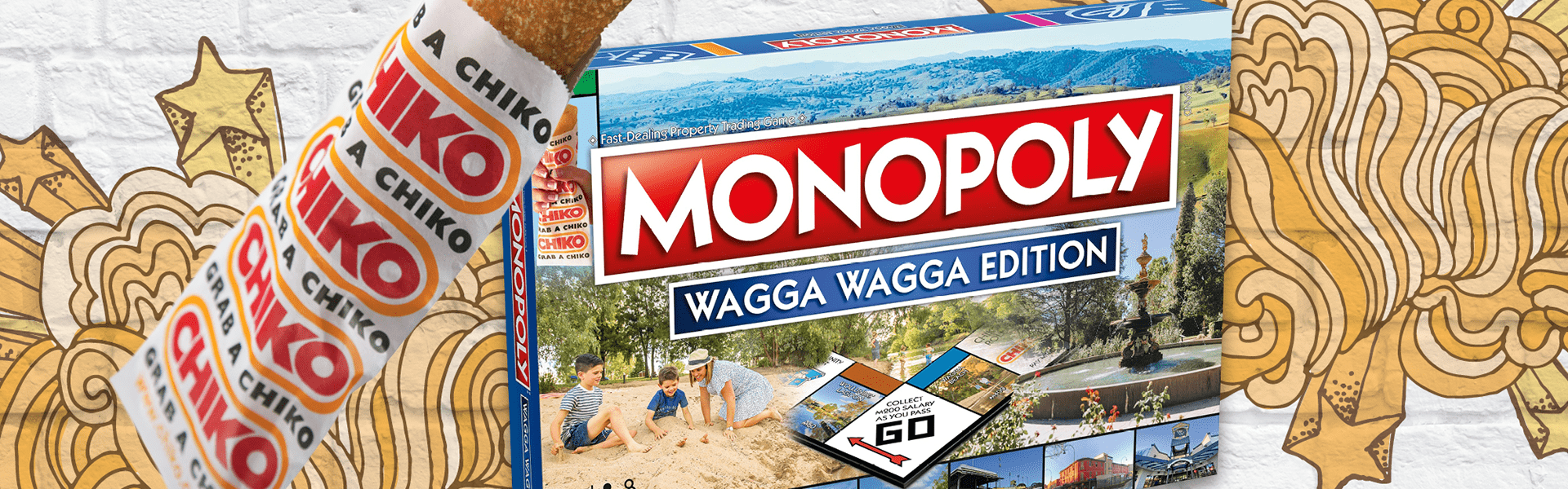 Chiko featured in Wagga Wagga Edition of Monopoly