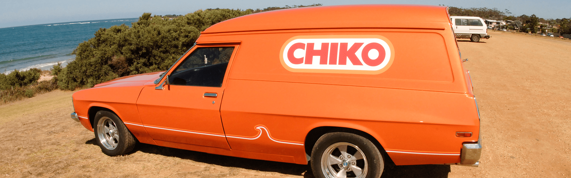 Chiko car parked near a beach